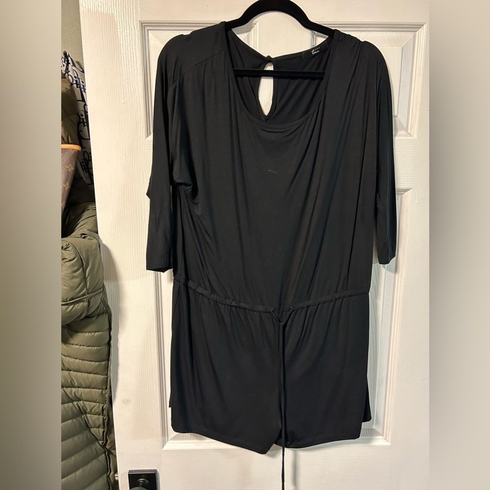 Black TUA short romper